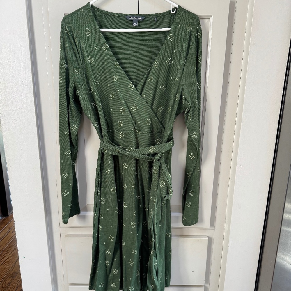 Toad & Co Faux Wrap Dress